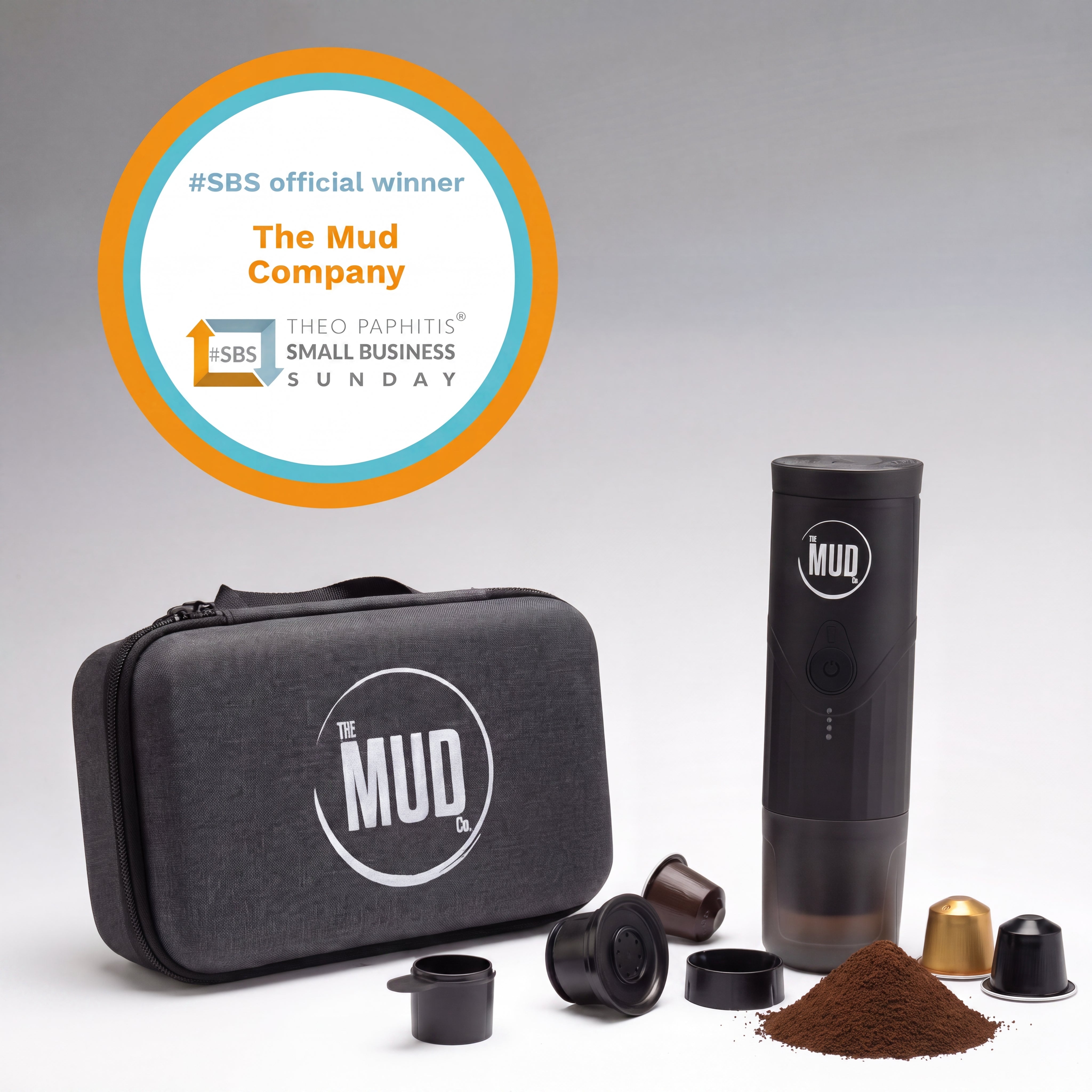 The MUD Co Portable Travel Espresso Coffee Machine & Travel Case